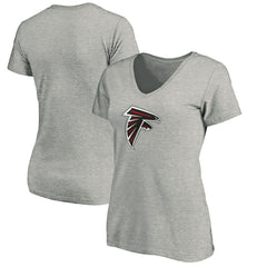 Atlanta Falcons Women's Primary Logo V-Neck T-Shirt | NFL Outlet