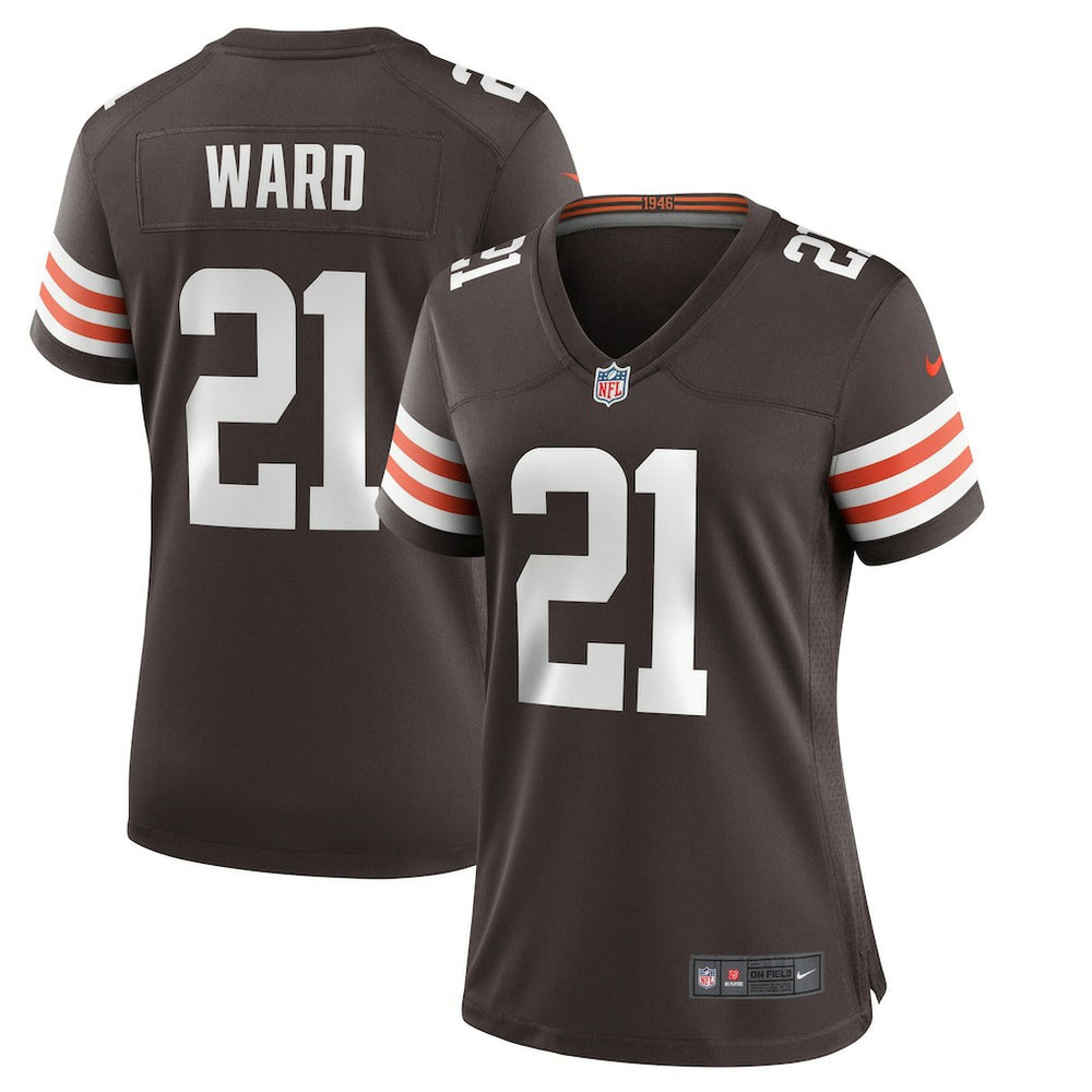 Cleveland Browns Denzel Ward Women's Player Game Jersey | NFL New