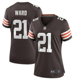 Cleveland Browns Denzel Ward Women's Player Game Jersey | NFL New