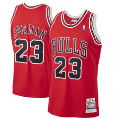 Scarlet Michael Jordan Chicago Bulls 1997/98 Hardwood Classics Authentic Jersey sale | NBA