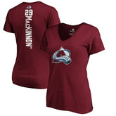Nathan MacKinnon Colorado Avalanche Women's Playmaker V-Neck T-Shirt - NHL T-shirts