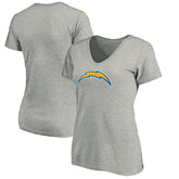 Los Angeles Chargers Women's Primary Logo V-Neck T-Shirt | NFL Hot