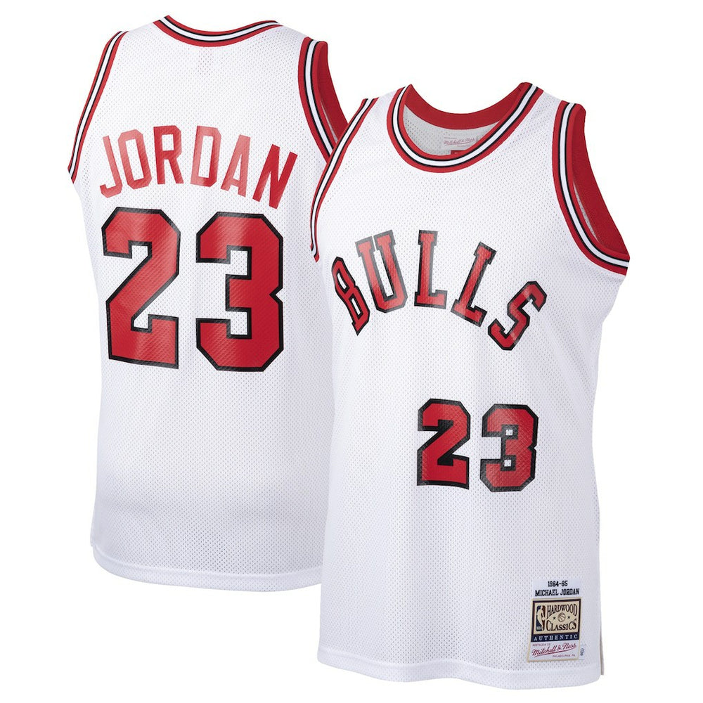 White Michael Jordan Chicago Bulls 1984/85 Hardwood Classics Rookie Authentic Jersey sale | NBA