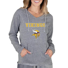 Minnesota Vikings Concepts Sport Women's Mainstream Tri-Blend Raglan Hoodie V-Neck Top | NFL Near me