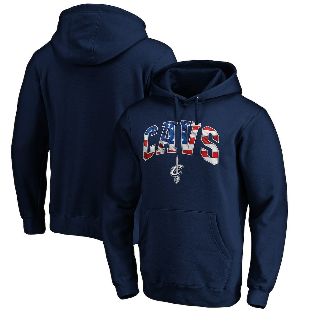 Navy Cleveland Cavaliers Banner Wave Pullover Hoodie sale | NBA