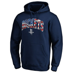 Navy Houston Rockets Banner Wave Pullover Hoodie sale | NBA