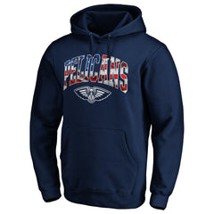 Navy New Orleans Pelicans Banner Wave Pullover Hoodie | NBA