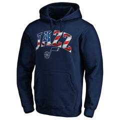 Navy Utah Jazz Banner Wave Pullover Hoodie | NBA