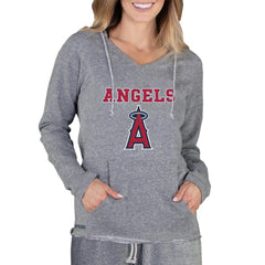 Los Angeles Angels Concepts Sport Women's Mainstream Terry Long Sleeve Hoodie Top - MLB Hoodies