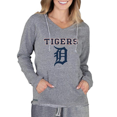 Detroit Tigers Concepts Sport Women's Mainstream Terry Long Sleeve Hoodie Top - MLB Hoodies