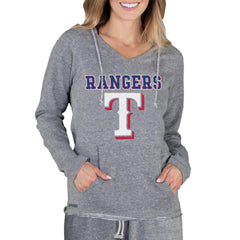 Texas Rangers Concepts Sport Women's Mainstream Terry Long Sleeve Hoodie Top - MLB Hoodies