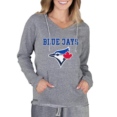 Toronto Blue Jays Concepts Sport Women's Mainstream Terry Long Sleeve Hoodie Top - MLB Hoodies