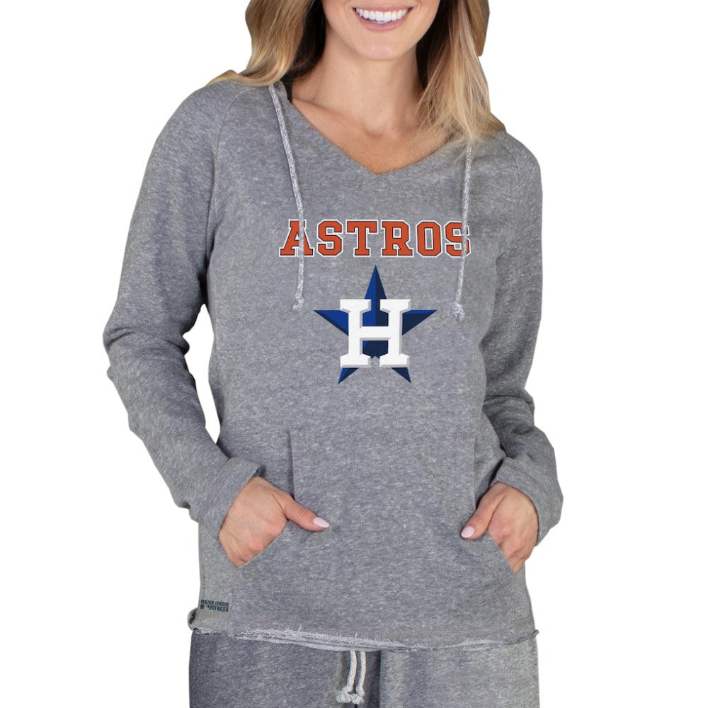 Houston Astros Concepts Sport Women's Mainstream Terry Long Sleeve Hoodie Top - MLB Hoodies