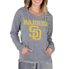 San Diego Padres Concepts Sport Women's Mainstream Terry Long Sleeve Hoodie Top - MLB Hoodies