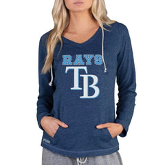 Tampa Bay Rays Concepts Sport Women's Mainstream Terry Long Sleeve Hoodie Top - MLB Hoodies