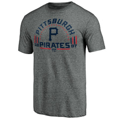 Pittsburgh Pirates Team Freedom Tri-Blend T-Shirt - MLB T-shirts