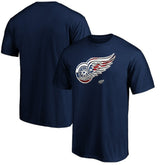 Detroit Red Wings Banner Wave Logo T-Shirt - NHL T-shirts