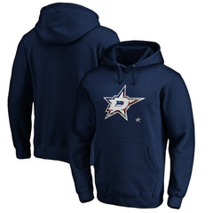 Dallas Stars Banner Wave Logo Pullover Hoodie - NHL Hoodies