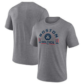 Gray Boston Celtics Team Freedom Tri-Blend T-Shirt | NBA