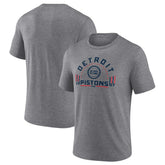 Gray Detroit Pistons Team Freedom Tri-Blend T-Shirt sale | NBA