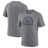 Gray Houston Rockets Team Freedom Tri-Blend T-Shirt | NBA