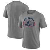 Gray Miami Heat Team Freedom Tri-Blend T-Shirt | NBA