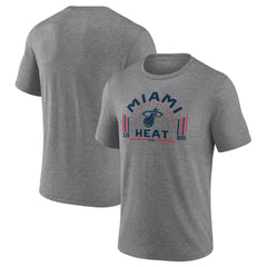 Gray Miami Heat Team Freedom Tri-Blend T-Shirt | NBA