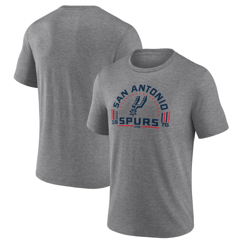 Gray San Antonio Spurs Team Freedom Tri-Blend T-Shirt | NBA