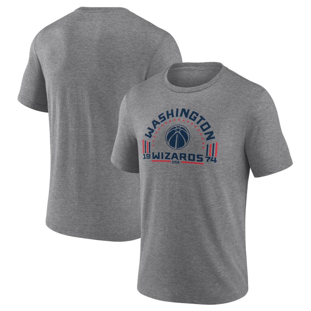 Gray Washington Wizards Team Freedom Tri-Blend T-Shirt | NBA