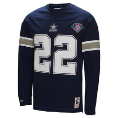 Dallas Cowboys Emmitt Smith Throwback Retired Player Name & Number Long Sleeve Top | NFL New