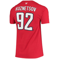 Evgeny Kuznetsov Washington Capitals Fanatics Name & Number T-Shirt - NHL T-shirts