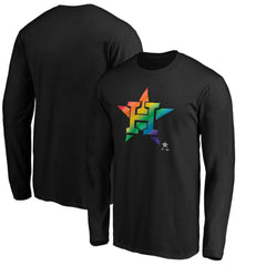 Houston Astros Team Pride Logo Long Sleeve T-Shirt - MLB T-shirts