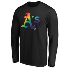 Athletics Team Pride Logo Long Sleeve T-Shirt - MLB T-shirts