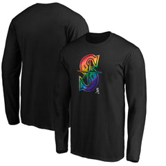 Seattle Mariners Team Pride Logo Long Sleeve T-Shirt - MLB T-shirts