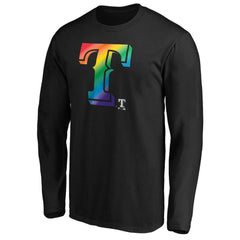 Texas Rangers Team Pride Logo Long Sleeve T-Shirt - MLB T-shirts