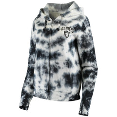 Las Vegas Raiders Women's Tie Dye Fleece Full-Zip Hoodie | NFL Outlet