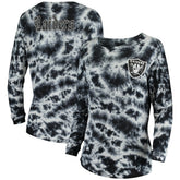 Las Vegas Raiders Women's Tie-Dye Long Sleeve T-Shirt | NFL Discount