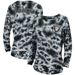 Las Vegas Raiders Women's Tie-Dye Long Sleeve T-Shirt | NFL Discount
