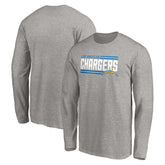 Los Angeles Chargers On Side Stripe Long Sleeve T-Shirt | NFL Outlet