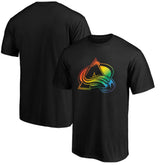 Colorado Avalanche Team Pride Logo T-Shirt - NHL T-shirts