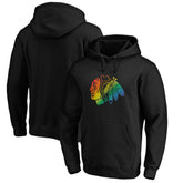 Chicago Blackhawks Team Pride Logo Pullover Hoodie - NHL Hoodies