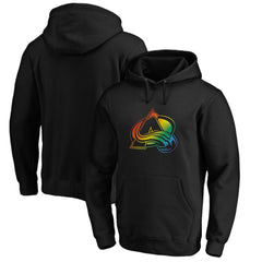 Colorado Avalanche Team Pride Logo Pullover Hoodie - NHL Hoodies