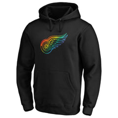 Detroit Red Wings Team Pride Logo Pullover Hoodie - NHL Hoodies