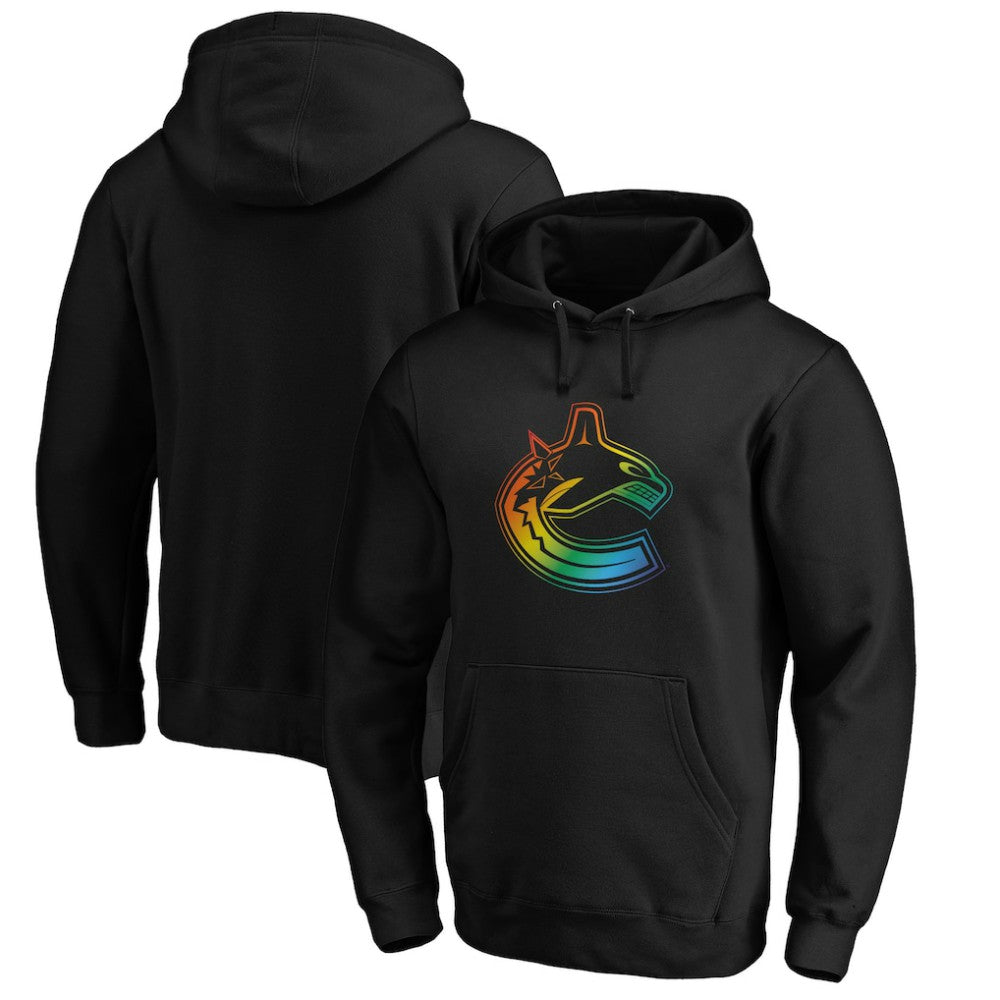 Vancouver Canucks Team Pride Logo Pullover Hoodie - NHL Hoodies