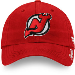 New Jersey Devils Fanatics Women's Core Primary Logo Adjustable Hat - NHL Jerseys