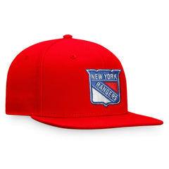 New York Rangers Fanatics Core Primary Logo Fitted Hat - NHL Hats