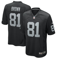 Las Vegas Raiders Tim Brown Game Retired Player Jersey | NFL Online