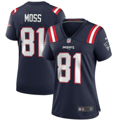 New England Patriots Randy Moss Women's Game Retired Player Jersey | NFL Online
