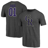 Colorado Rockies Father's Day Greatest Dad Tri-Blend T-Shirt - MLB T-shirts