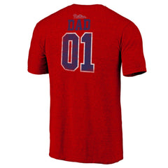 Philadelphia Phillies Father's Day Greatest Dad Tri-Blend T-Shirt - MLB T-shirts
